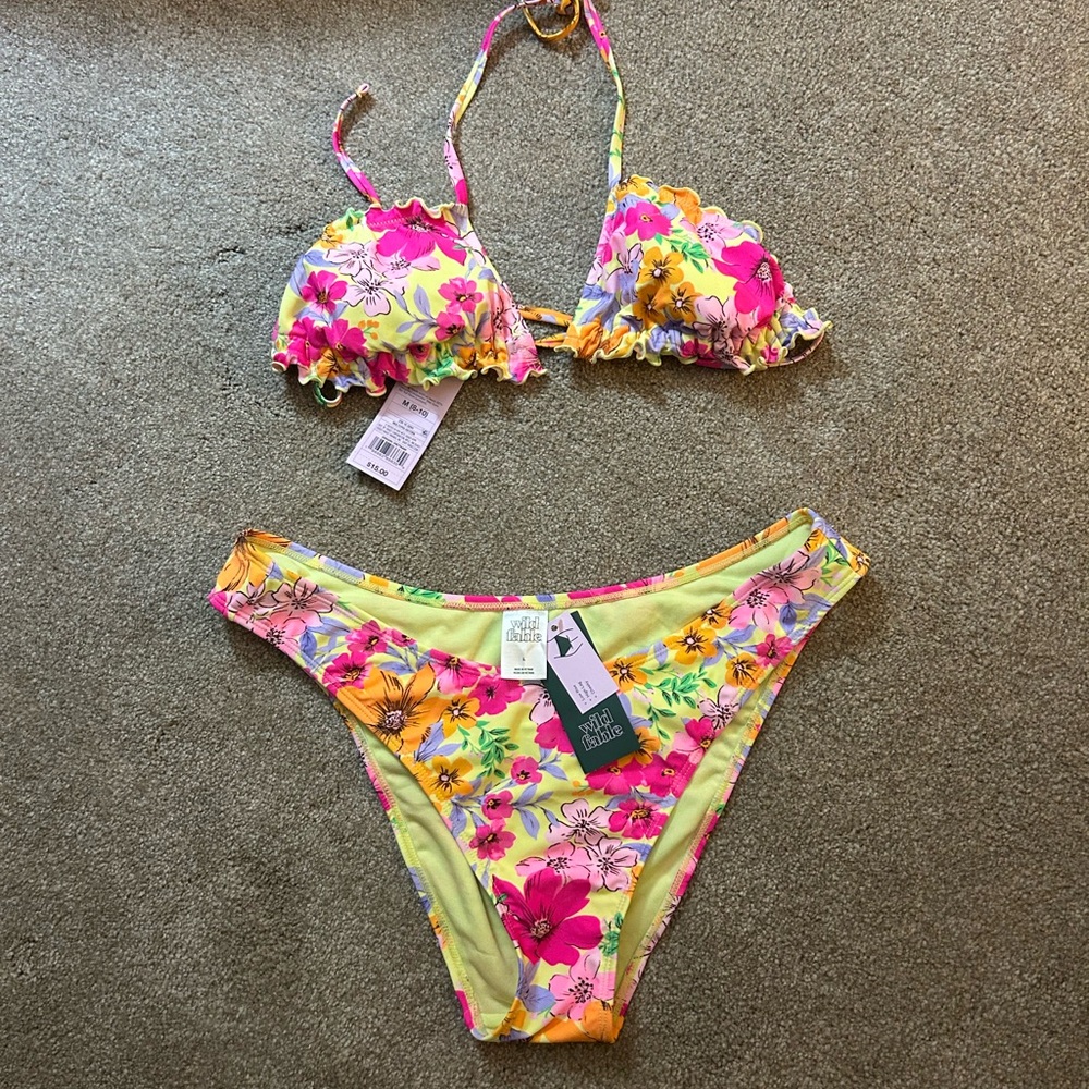 NWT Wild Fable floral bikini